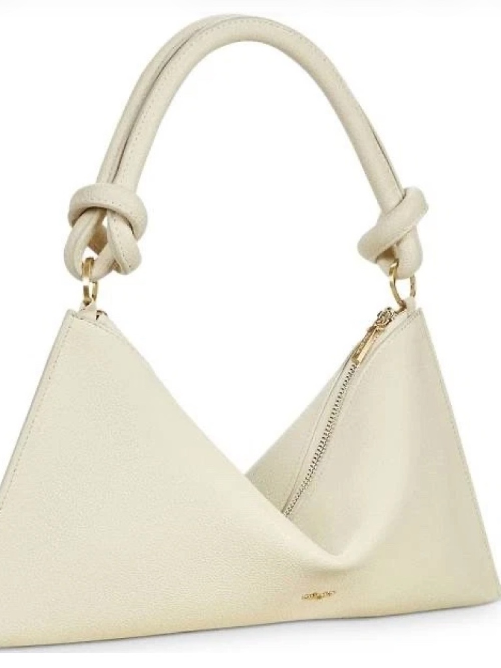 Cult Gaia Hera Handbag Cream Leather
